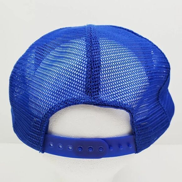 Hawaiian Headwear Vintage Hawaii Trucker Snapback Hat Foam Mesh Gold Leaf Corded - Picture 7 of 8